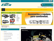 Tablet Screenshot of esca.com.do