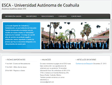 Tablet Screenshot of esca.edu.mx